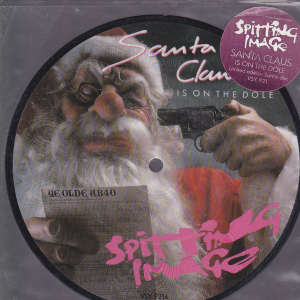Spitting Image - Santa Claus Is On The Dole - Used Vinyl Record 7" image 1