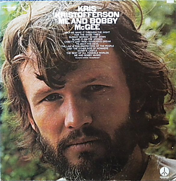 Kris Kristofferson - Me And Bobby McGee - Used Vinyl Record image 1