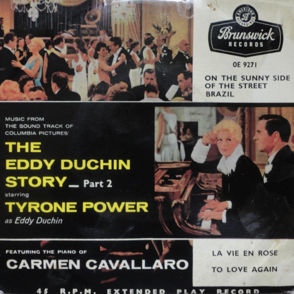 Carmen Cavallaro - Eddy Duchin Story - Part 2 - Used Vinyl Record 7" image 1