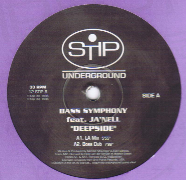 Bass Symphony - Deepside - Used Vinyl Record 12" image 1