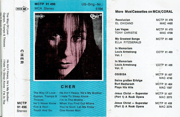 Cher - Used Cassette image 1