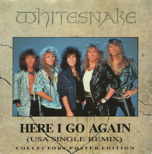 Whitesnake - Here I Go Again (USA Single Remix) - Used Vinyl Record 7" image 1
