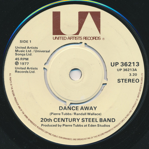 20th Century Steel B - Dance Away - Used Vinyl Record 7" image 1