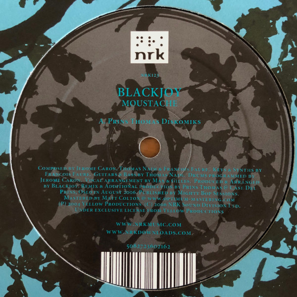 Blackjoy - Moustache - Vinyl Record 12" image 1