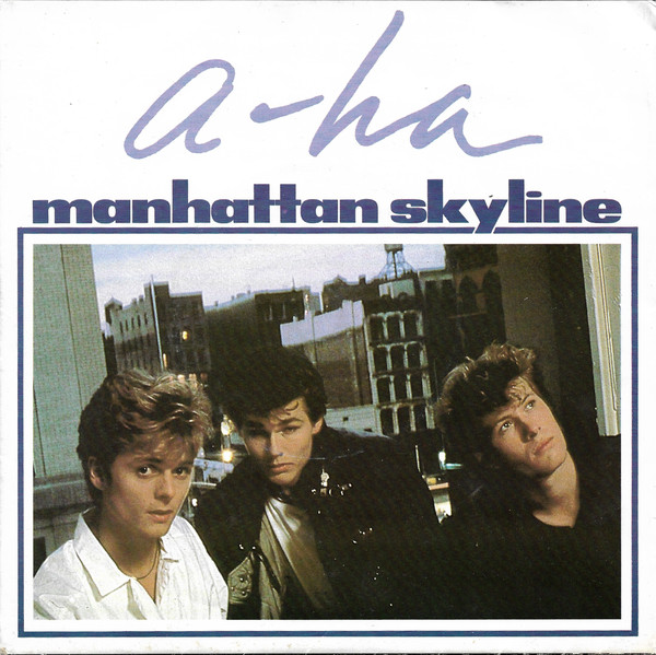 a-ha - Manhattan Skyline - Used Vinyl Record 7" image 1