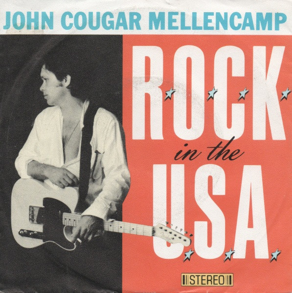 John Cougar Mellenca - R.O.C.K. In The U.S.A. - Used Vinyl Record 7" image 1
