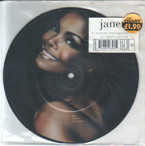 Janet Jackson - Whoops Now / What'll I Do - Used Vinyl Record 7" image 1