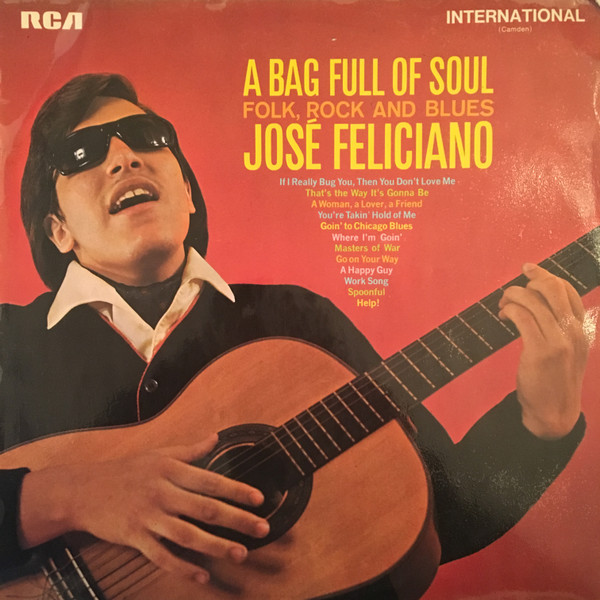 Jose Feliciano - A Bag Full Of Soul (Folk, Rock And Blues) - Used Vinyl image 1