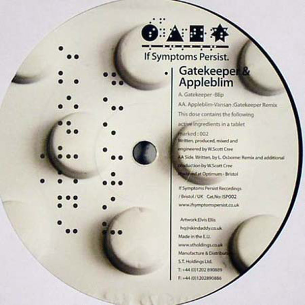 Gatekeeper - Blip / Vansan (Remix) - Vinyl Record 12" image 1