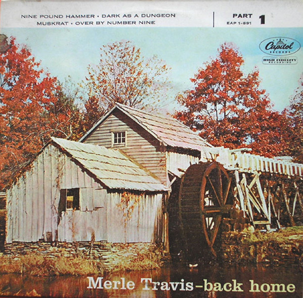 Merle Travis - - Back Home (Part 1) - Used Vinyl Record 7" image 1