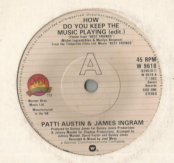 Patti Austin - How Do You Keep The Music Playing - Used Vinyl Record image 1