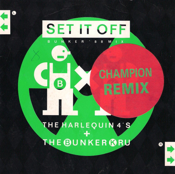 Harlequin Four's - Set It Off (Bunker '88 Mix) - Used Vinyl Record 7" image 1