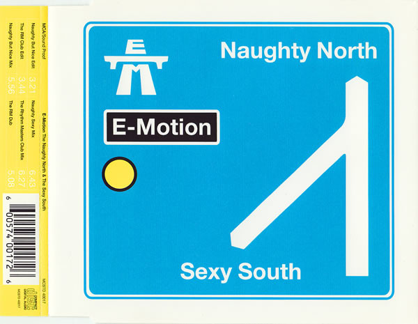 E-Motion - Naughty North & The Sexy South - Used CD image 1