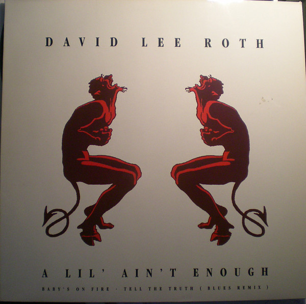 David Lee Roth - A Lil' Ain't Enough - Used Vinyl Record 12" image 1
