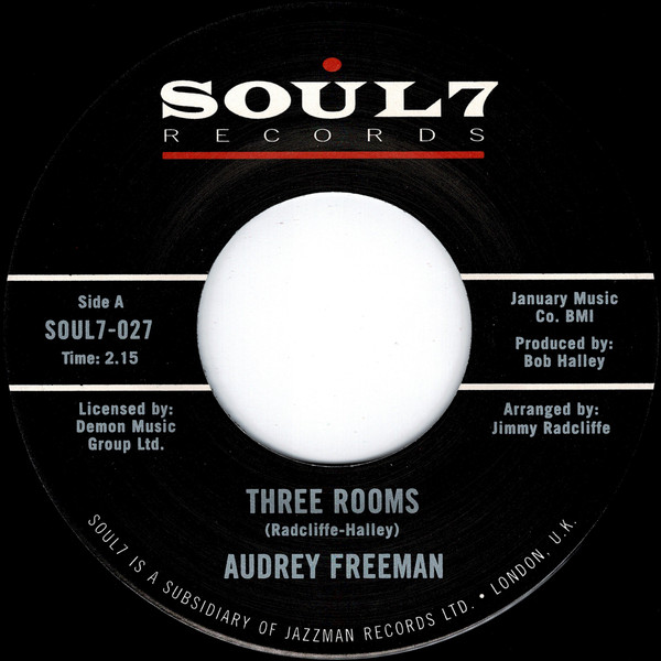 Audrey Freeman - Three Rooms / Welcome To Dreamsville - Vinyl Record image 1