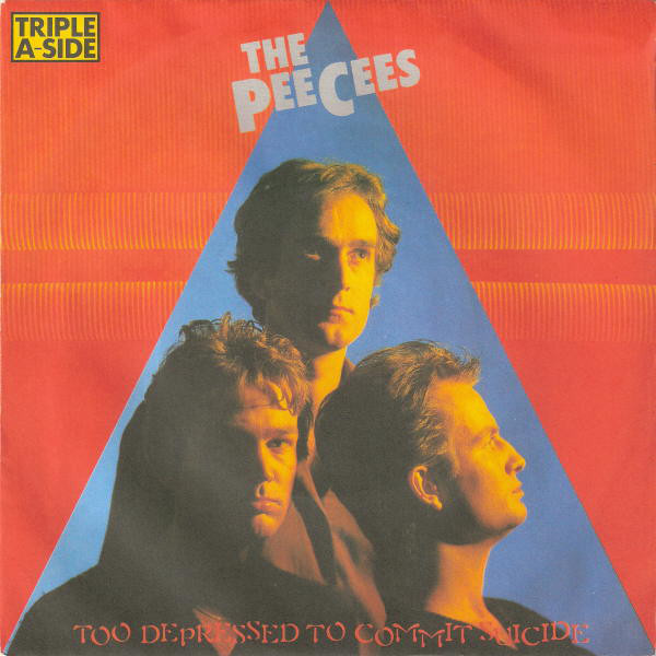 Peecees - Too Depressed To Commit Suicide - Used Vinyl Record 7" image 1