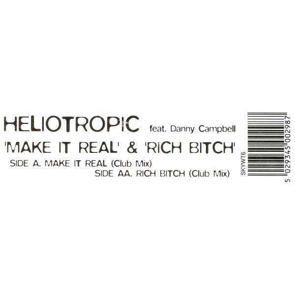 Heliotropic - Make It Real & Rich Bitch - Used Vinyl Record 12" image 1