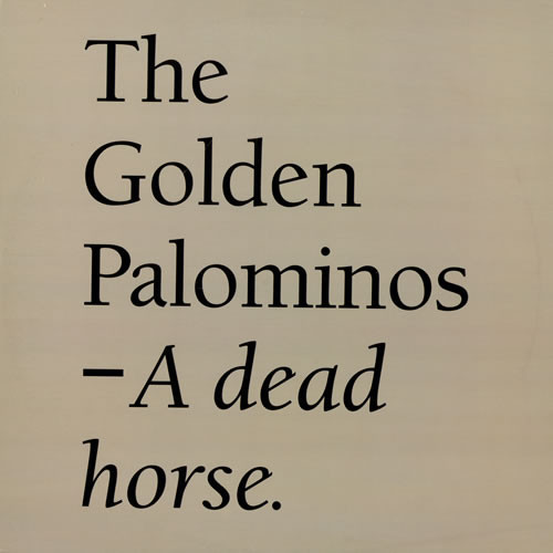 Golden Palominos - A Dead Horse - Used Vinyl Record image 1