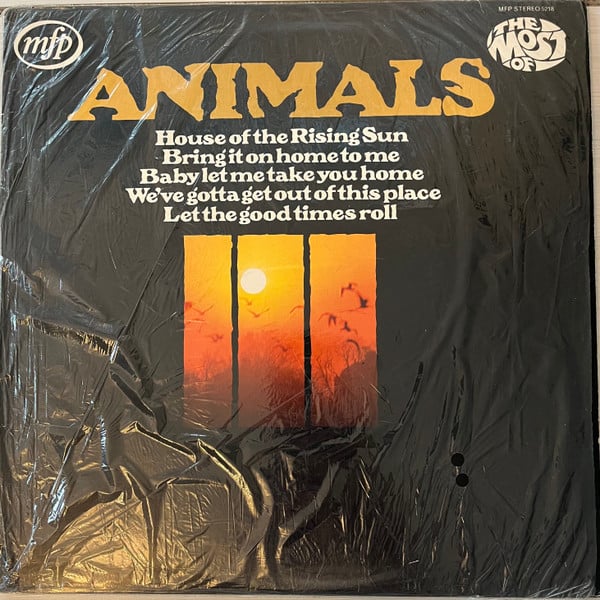 Animals - Most Of - Used Vinyl Record 12" image 1