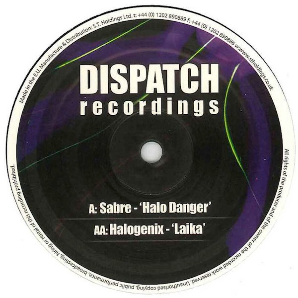 Sabre - Halo Danger / Laika - Vinyl Record 12" image 1