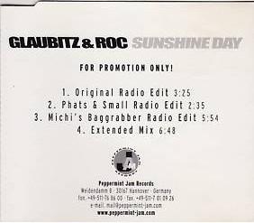Glaubitz & Roc - Sunshine Day - Used CD image 1