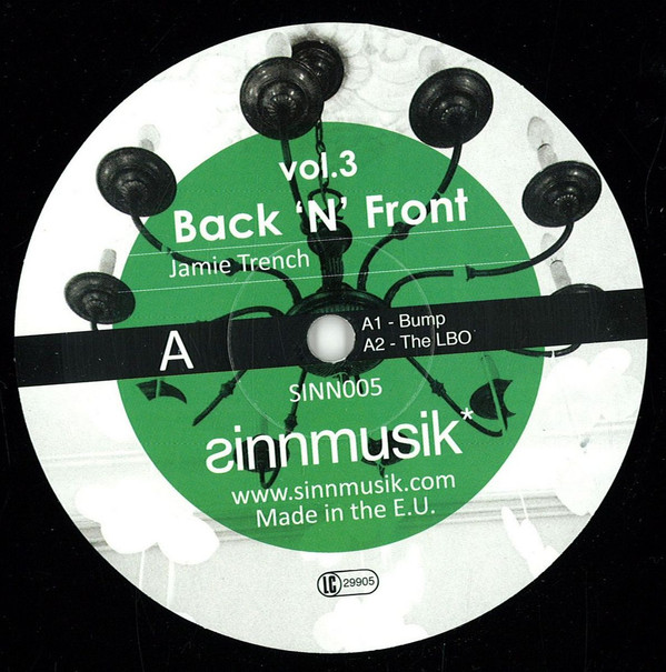 Jamie Trench - Back 'N' Front Vol 3 - Vinyl Record 12" image 1