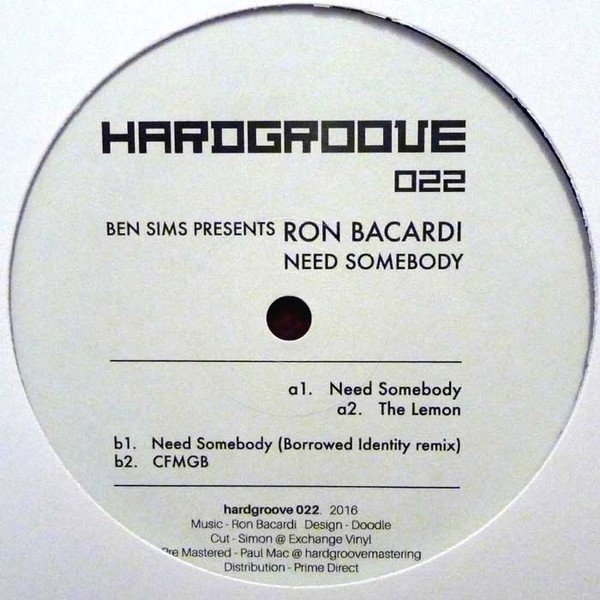 Ben Sims - Need Somebody - Vinyl Record 12" image 1