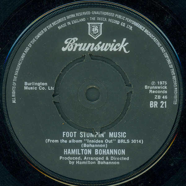 Hamilton Bohannon - Foot Stompin' Music - Used Vinyl Record 7" image 1