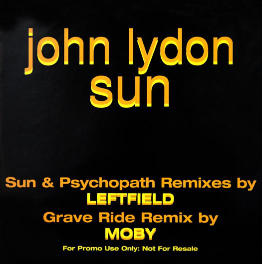 John Lydon - Sun - Used Vinyl Record 12" image 1