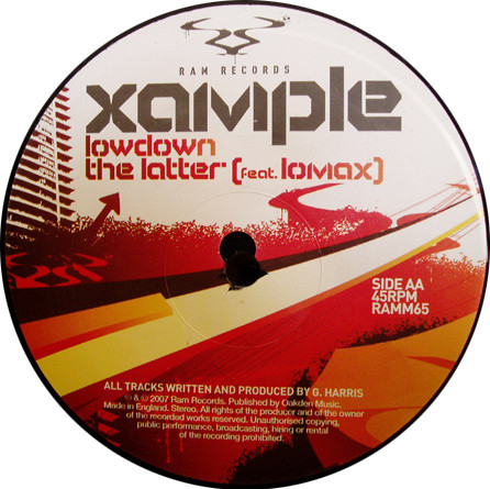 Xample - Lowdown / The Latter - Vinyl Record 12" image 1