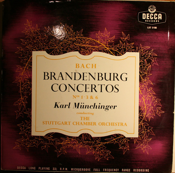 Johann Sebastian Bac - Brandenburg Concertos Nos. 1, 3 & 6 - Used Vin image 1