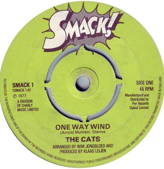 Cats - One Way Wind - Used Vinyl Record 7" image 1
