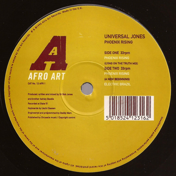 Universal Jones - Phoenix Rising - Used Vinyl Record 12" image 1