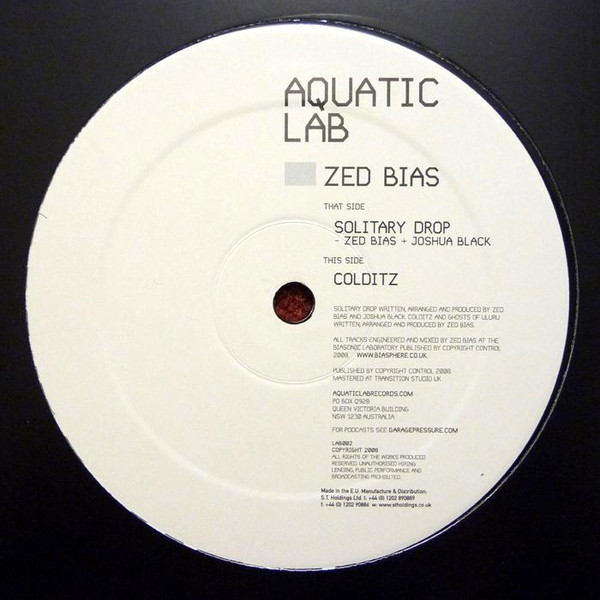 Zed Bias - Solitary Drop / Colditz - Vinyl Record 12" image 1