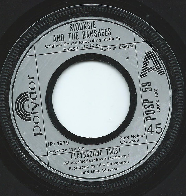Siouxsie & The Bansh - Playground Twist - Used Vinyl Record 7" image 1