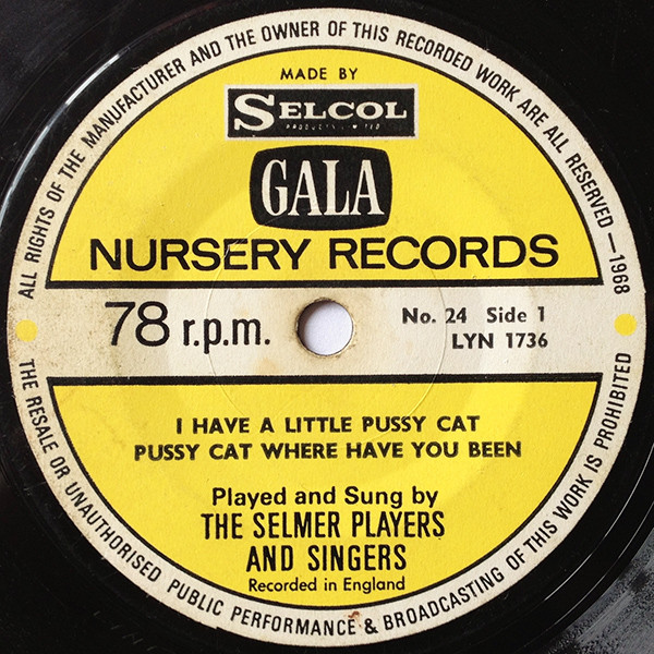 Selmer Players And S - I Have A Little Pussy Cat - Used Vinyl Record image 1