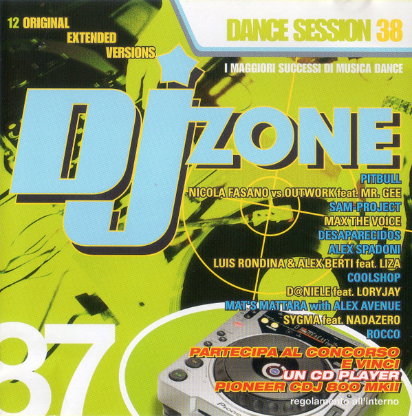 Various - DJ Zone 87 - Dance Session 38 - CD image 1