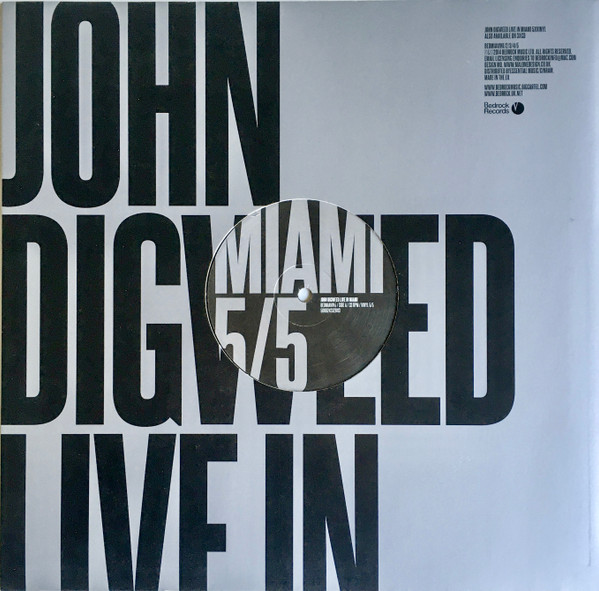 John Digweed - Live In Miami 5/5 - Vinyl Record 12" image 1