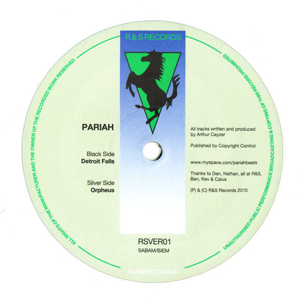 Pariah - Detroit Falls / Orpheus - Vinyl Record 10" image 1