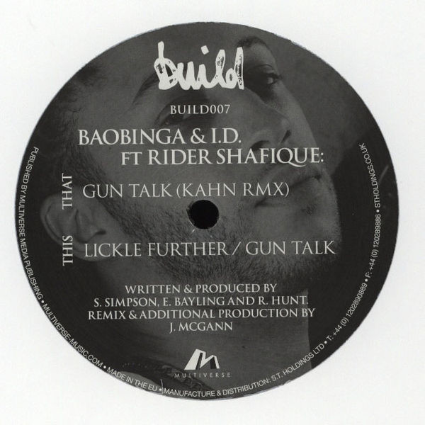 Baobinga & I.D. - Gun Talk - Vinyl Record 12" image 1