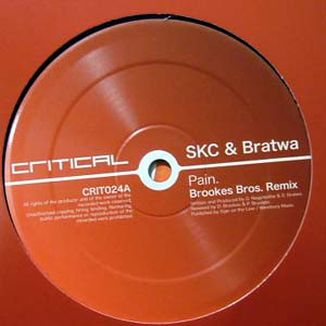 SKC & Bratwa - Pain (Brookes Bros. Remix) / Fritenight - Vinyl Record image 1