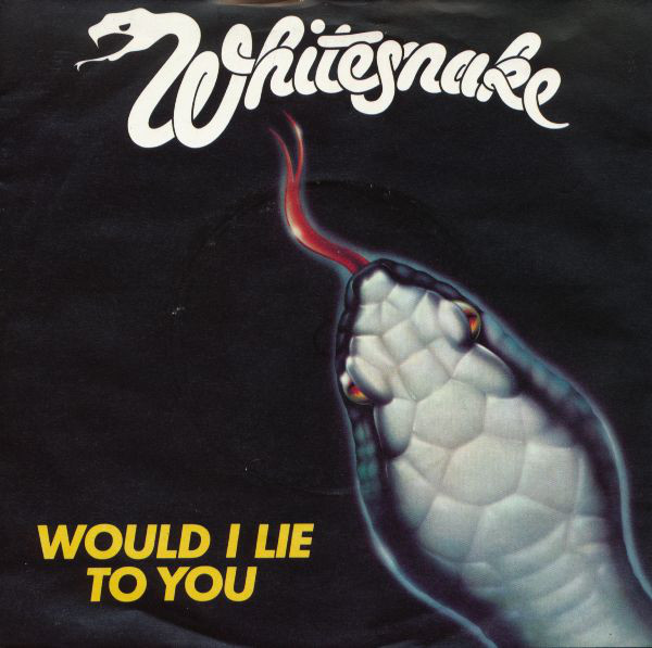 Whitesnake - Would I Lie To You - Used Vinyl Record 7" image 1