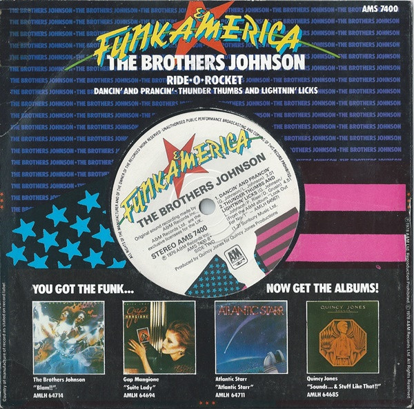Brothers Johnson - Ride-O-Rocket - Used Vinyl Record 7" image 1