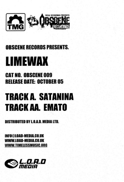Limewax - Satanina / Emato - Used Vinyl Record 12" image 1