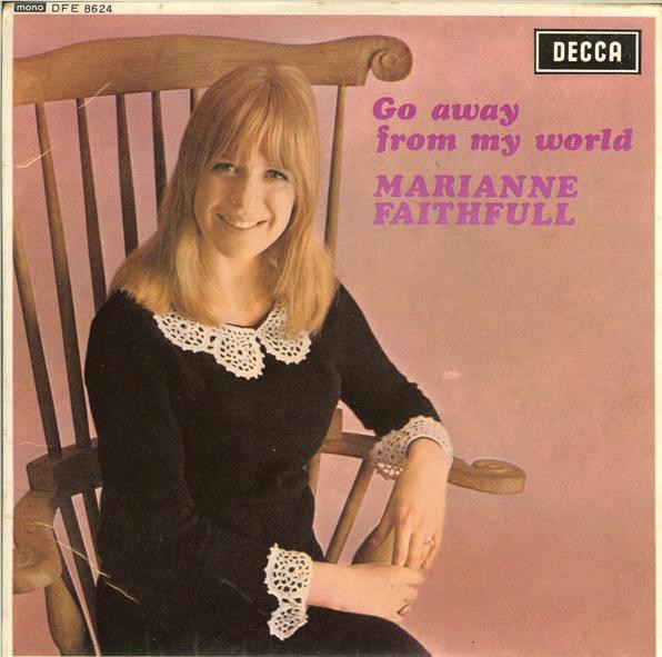 Marianne Faithfull - Go Away From My World - Used Vinyl Record 7" image 1