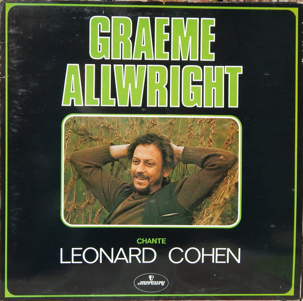 Graeme Allwright - Chante Leonard Cohen - Used Vinyl Record image 1