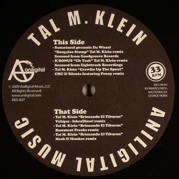 Tal M Klein - Rubs + Remixes V.2 - Vinyl Record 12" image 1