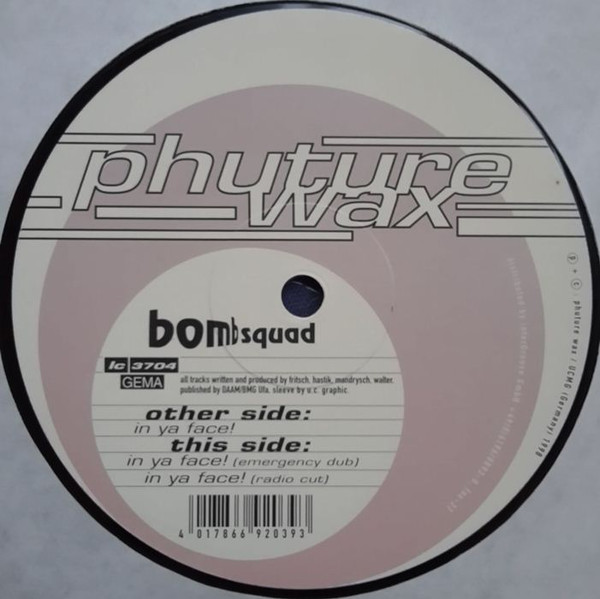 Bombsquad - In Ya Face! - Used Vinyl Record 12" image 1