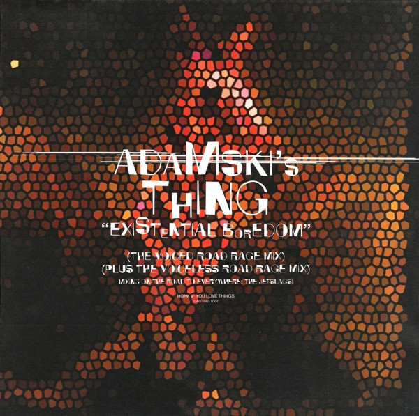 Adamski's Thing - Existential Boredom - Used Vinyl Record 12" image 1