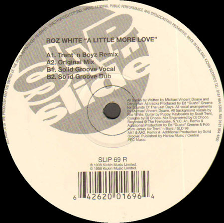 Roz White - A Little More Love - Used Vinyl Record 12" image 1